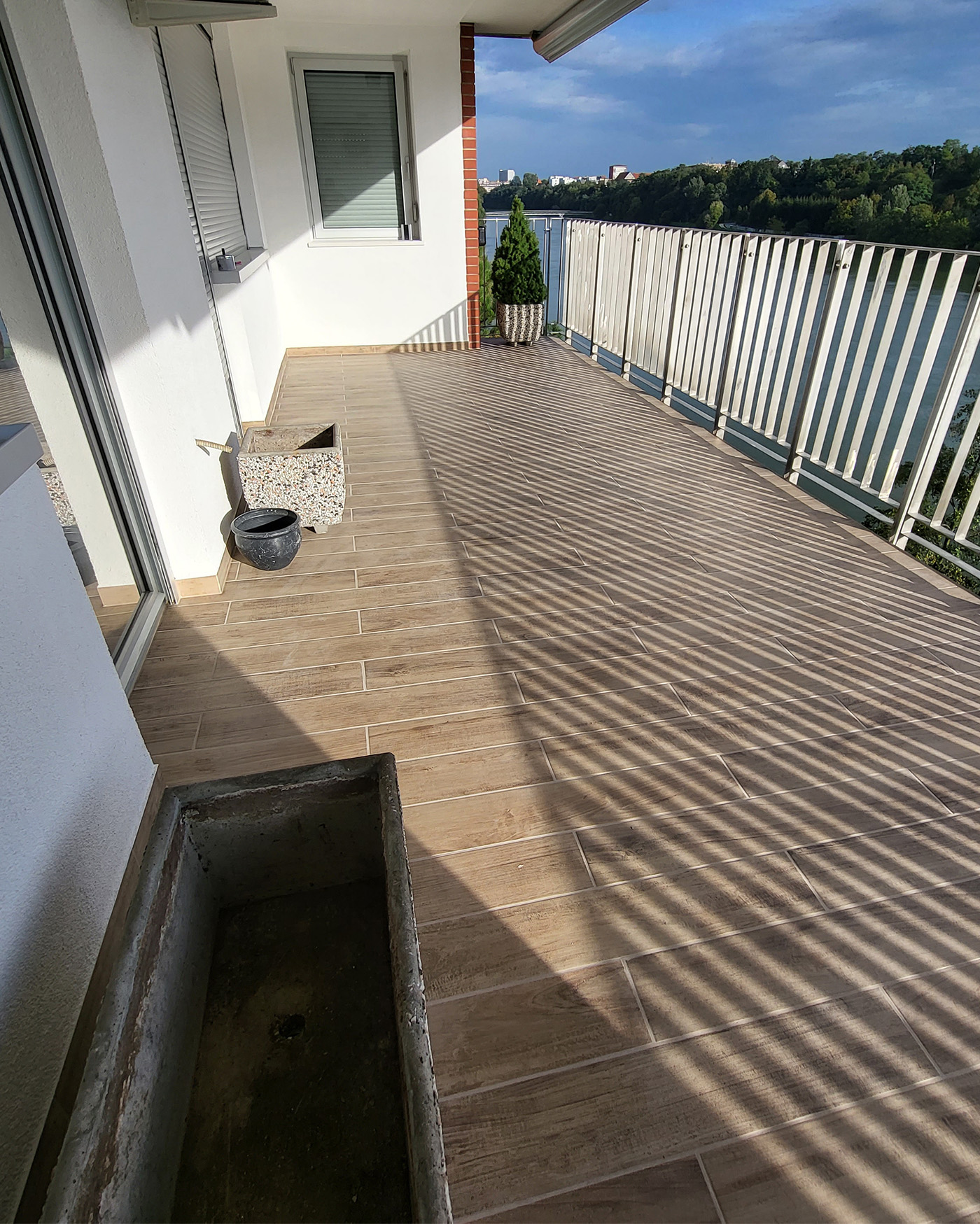 Sanacija terase potem